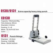 Deli Heavy Duty Puncher 0130